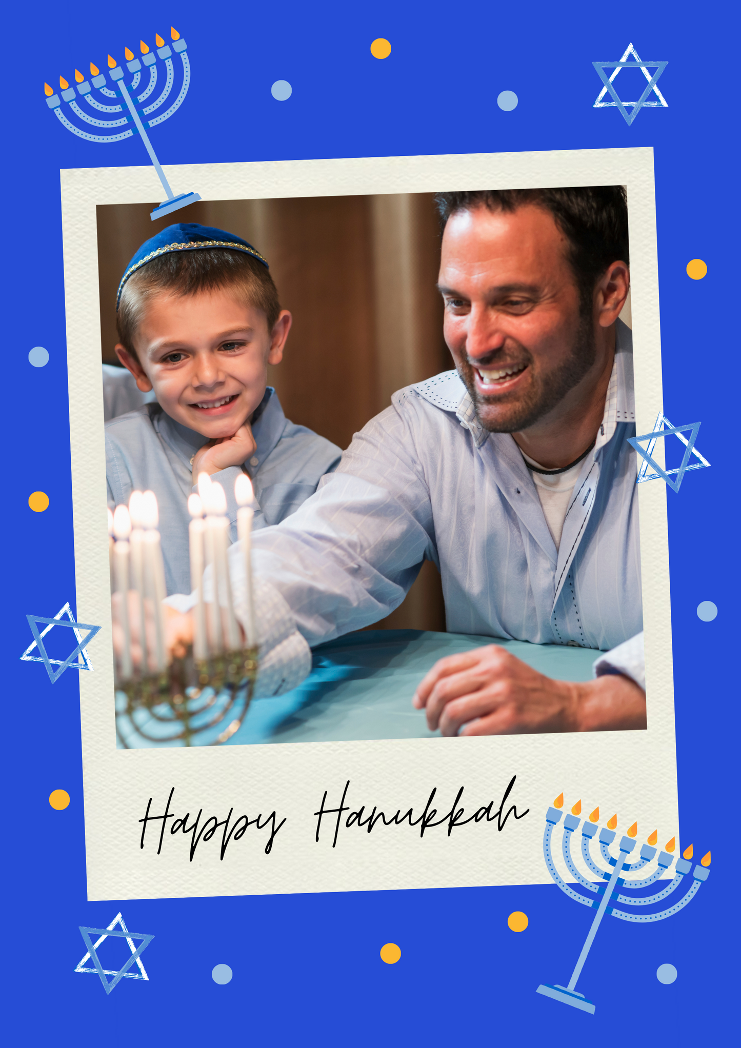 Hanukkah Polaroid Photo