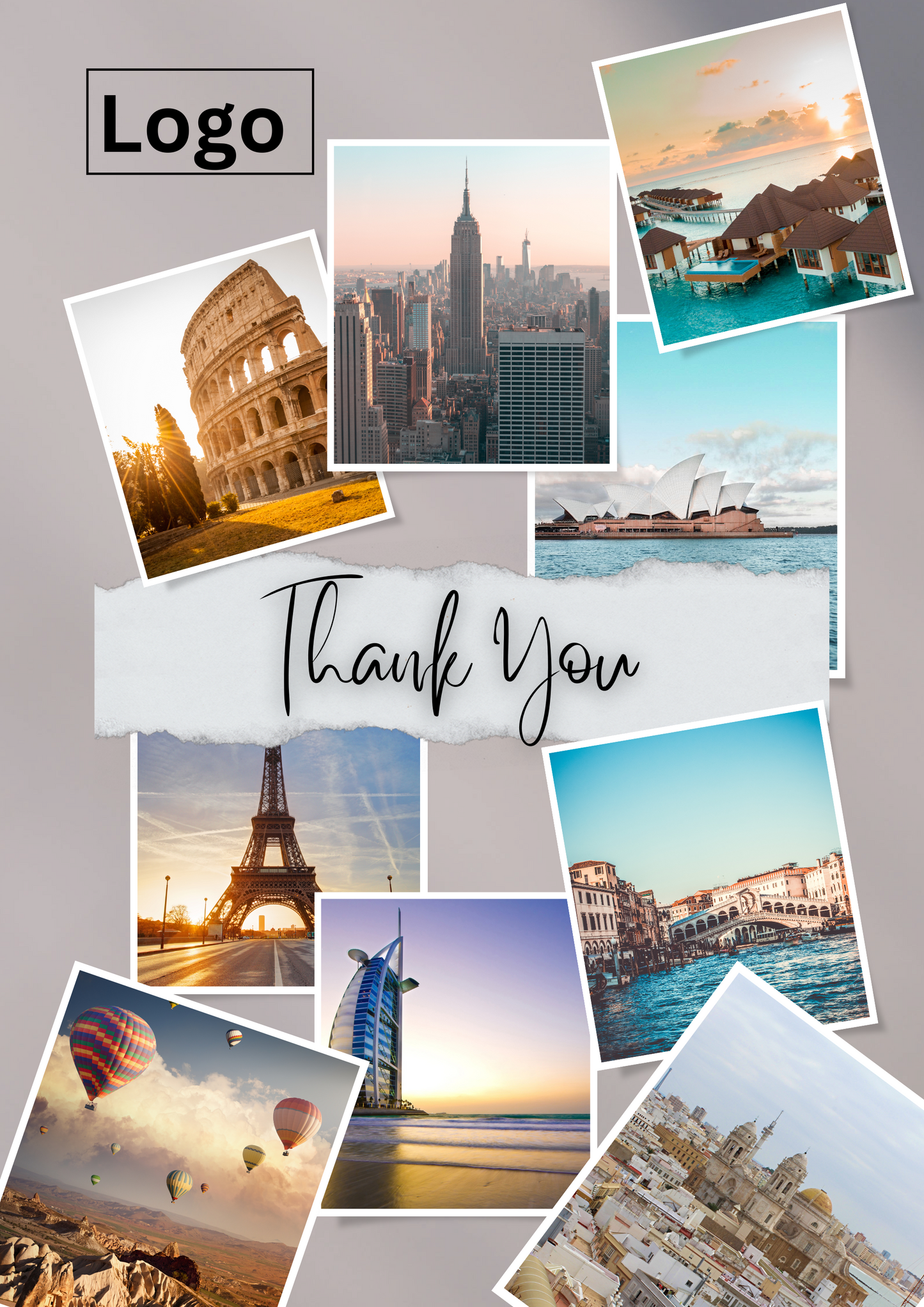 Travel Thank You Business