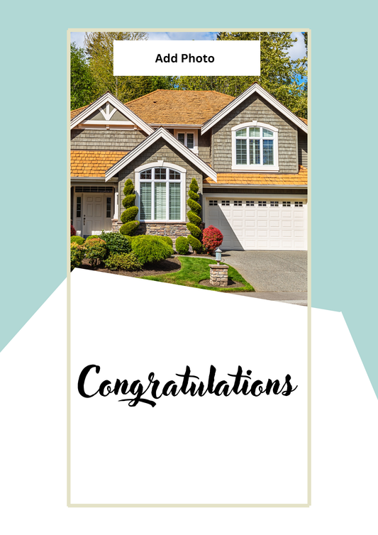 Real Estate Congratulations Business