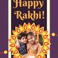 Rakhi Thread Photo Card