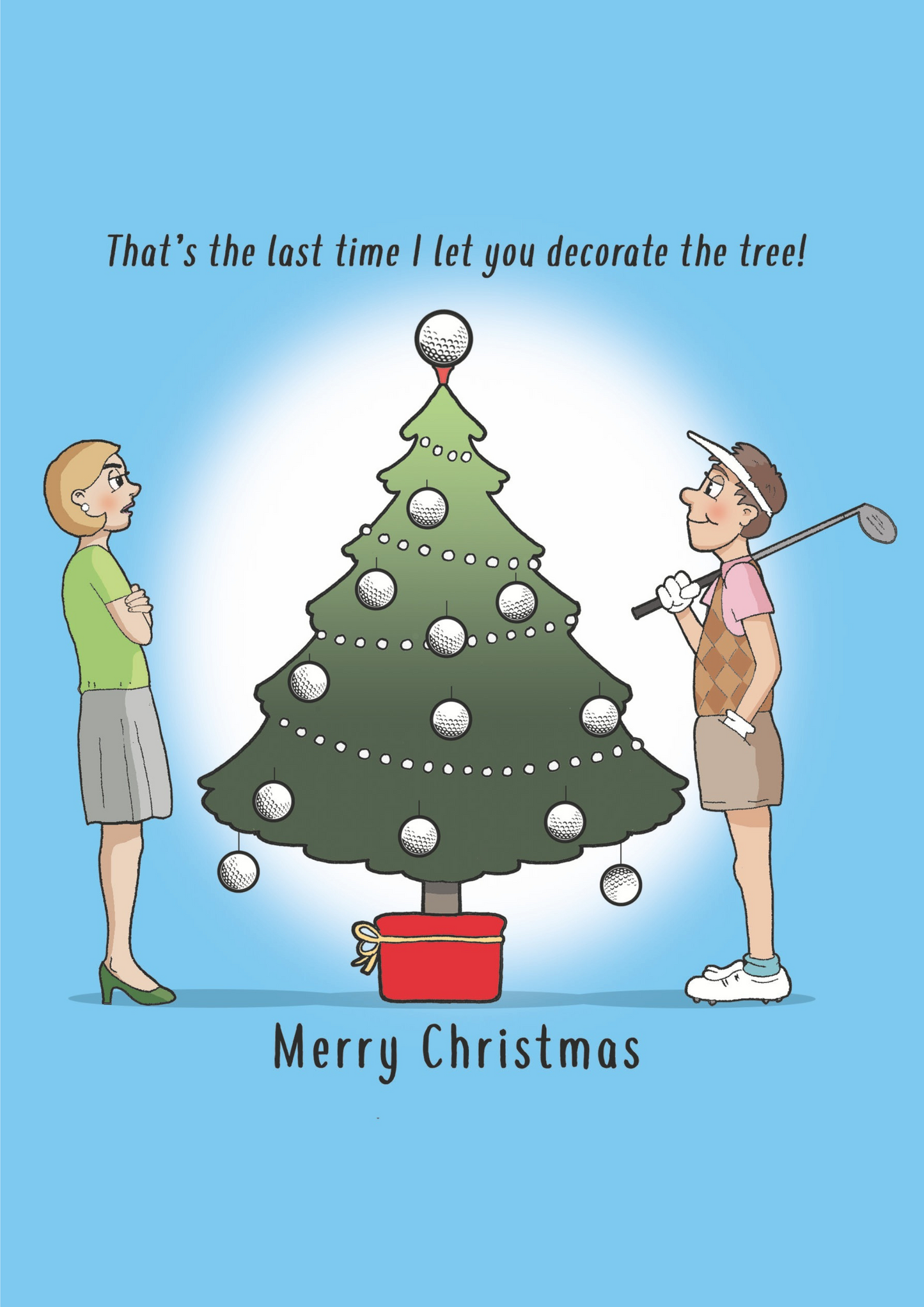 Funny Golf Christmas