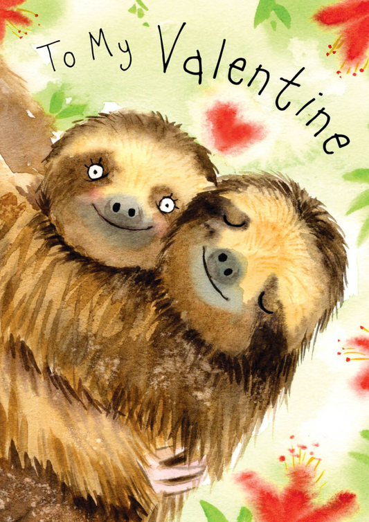 Sloth Valentine