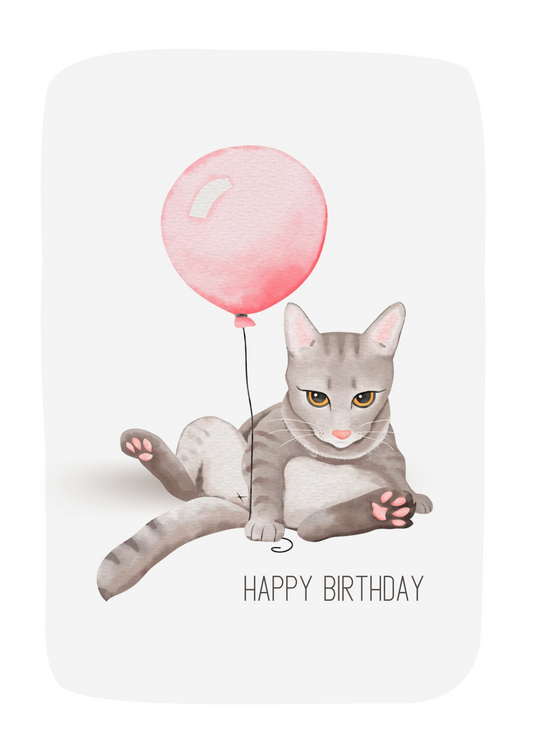 Cat & Balloon