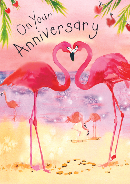 Flamingo On Your Anniversary