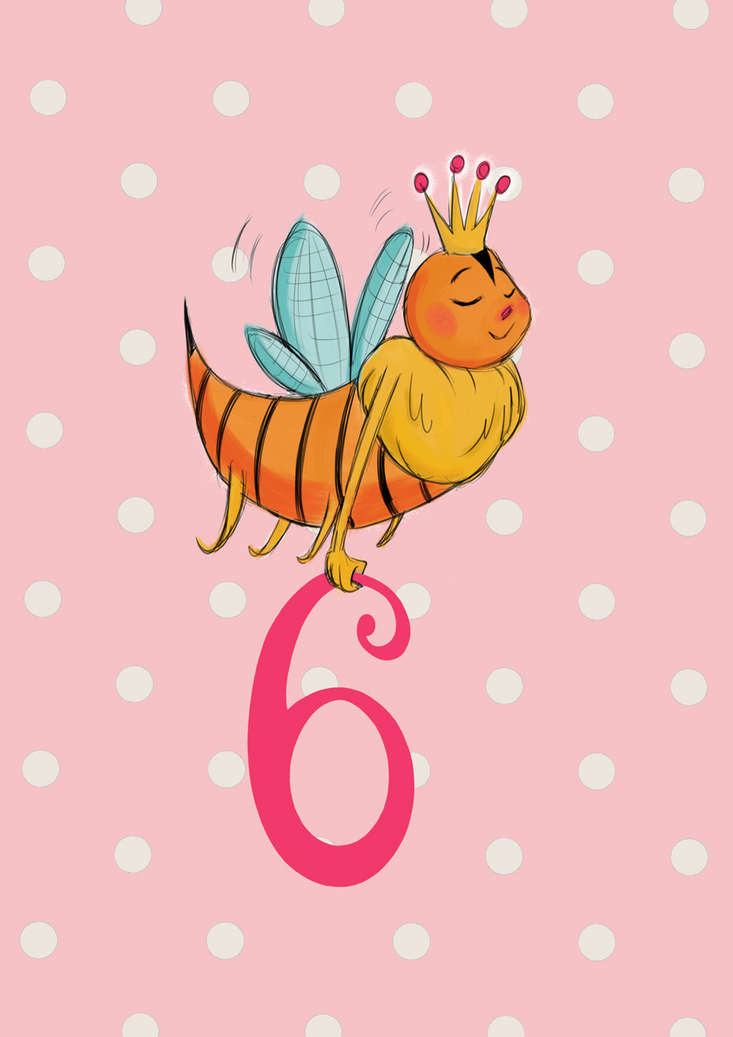 6th Birthday Queen Bee