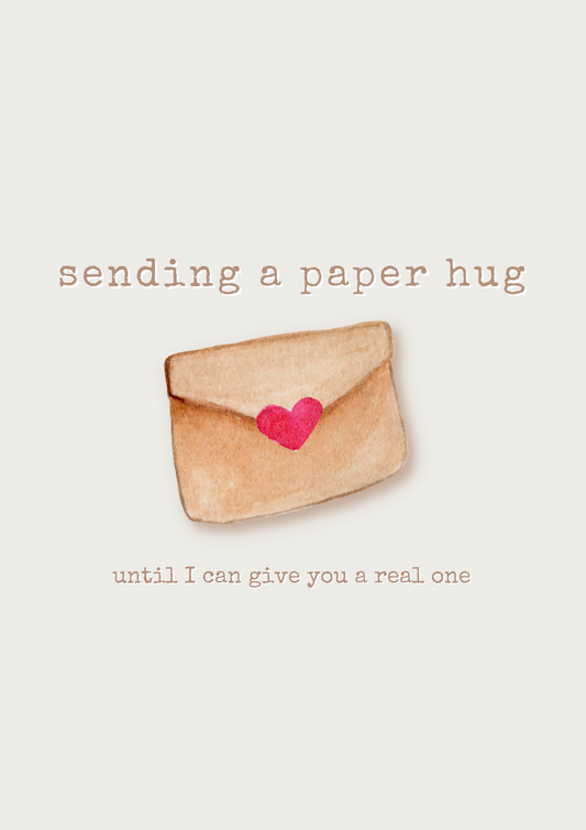Sending Paper Hug