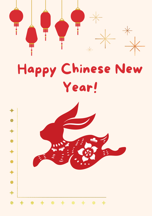Chinese New Year Leaping Rabbit