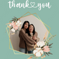 Thank You Floral Frame