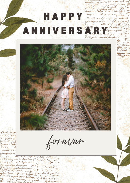 Anniversary Letter Photo Card
